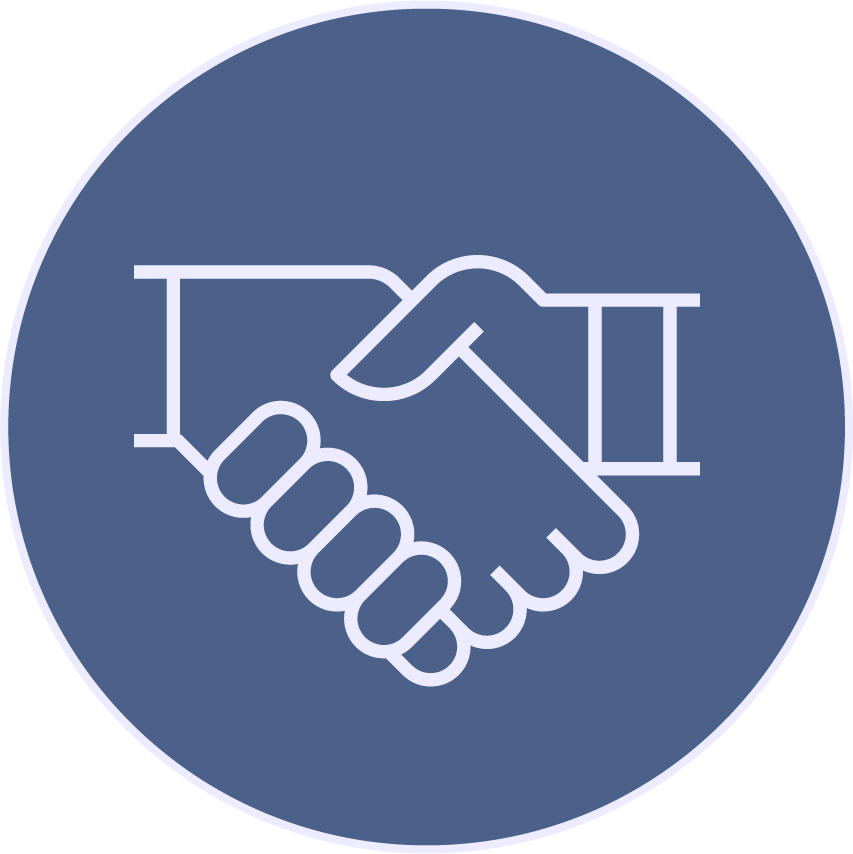 Icone carousel - un label encadré